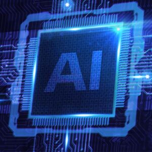 AI imposed on circuit board